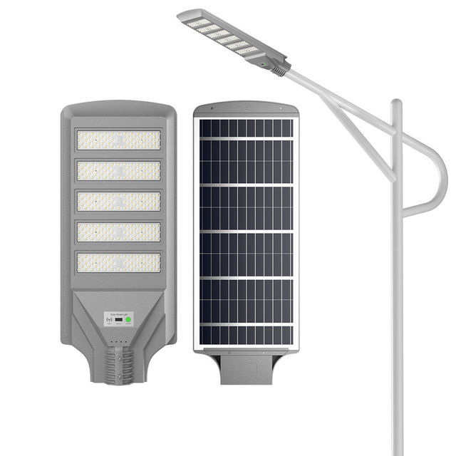 High Quality ABS IP66 1500W Smart All-in-One Solar LED Road Street Light Charge Controller 6V 15W-35W