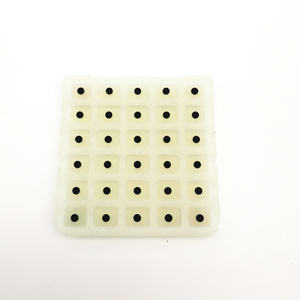 Claviers en silicone personnalisés phosphorescents, nombreux boutons en caoutchouc fluorescent avec pastilles conductrices pour machine de point de vente - Product Image 3