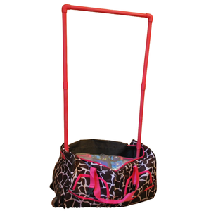 Free Sample Nylon Clothing <b>Rack</b> & Dance Bag-Wheeled <b>Garment</b> <b>Rack</b> Duffel Large Capacity Portable Water Resistant - Product Image 4