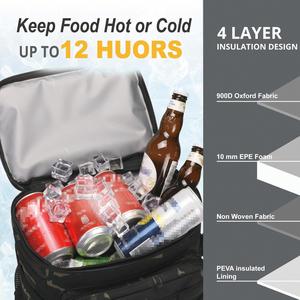 Sac isotherme tactique léger et étanche avec fermeture éclair, personnalisable avec logo d'entreprise, idéal pour la plage - Product Image 3
