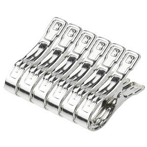 Kaiwang Stainless Steel 12cm Garment Clips <b>U</b> Shape Clothes Hanger Clip For Quilt Sheet Cover - Product Image 3