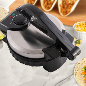 Máquina para Hacer Crepas y Roti Eléctrica Automática Antiadherente de Acero Inoxidable con Control de Temperatura, Portátil para Uso en el Hogar y Hoteles - Product Image 2