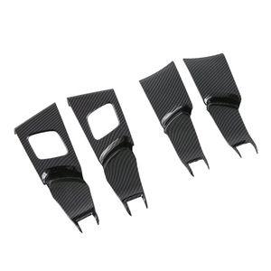 Accesorios Interiores de Fibra de Carbono para Automóviles 4x4, Cubiertas Decorativas para Ventilaciones de Aire Delanteras, Laterales y Traseras, Interruptor de Elevador, Kits de Cubiertas para Carrocería para Everest 2025 - Product Image 6