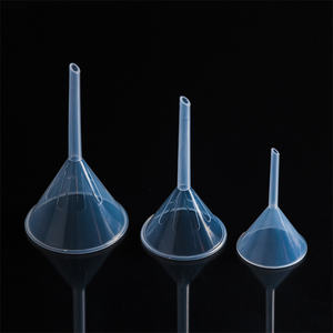 Funil de plástico com logotipo personalizado baixo MOQ laboratório 100% novo funil de plástico transparente pp - Product Image 4