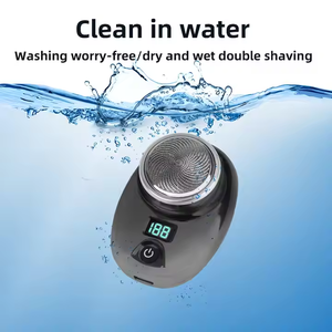 HQ Mixed Proc Discount Portable Mini Electric Shaver Single <b>Blade</b> Wet/Dry Shaver USB Rechargeable Electric Razor - Product Image 3