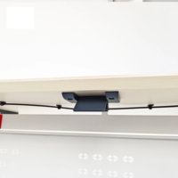 Meubles de bureau modernes en métal pour usage commercial, table pliable, bureau d'ordinateur exécutif, vente en gros, installation simple et peu coûteuse