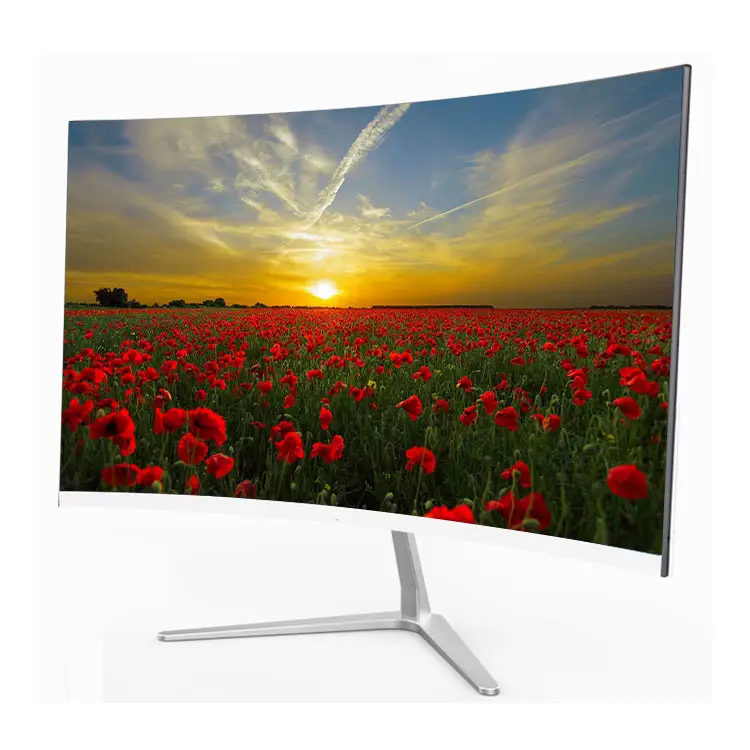 Mejor precio de fábrica 24 pulgadas HD 75Hz Monitor de juegos de pantalla curva para la venta