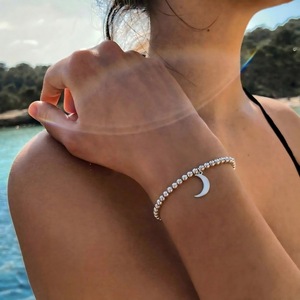 Best Friend <b>Bracelet</b> Set Stainless Steel Sun And Moon <b>Beaded</b> Jewelry For Women <b>Men</b> Anniversary Gift With Cards - Product Image 3