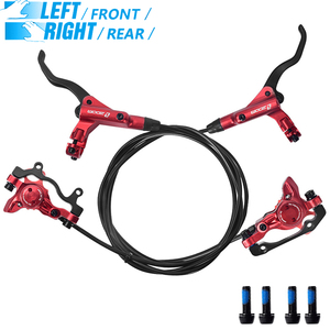 Conjunto de Freio a Disco Hidráulico para Bicicleta, Pinça de Freio Hidráulica de Pistão Duplo, Freios de Mountain Bike para Rotor de 160mm, Peça MTB - Product Image 3