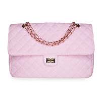Sac bandoulière matelassé en tissu éponge 2026 pour femme, avec chaîne dorée, style de luxe, sac à main pour le quotidien et les soirées