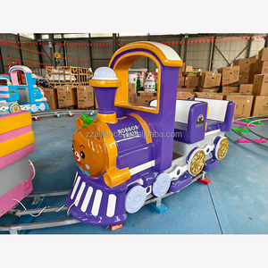 Tren Eléctrico Infantil con Diseño de Oso para Parque de Atracciones, Tren Eléctrico sobre Rieles en Venta - Product Image 4