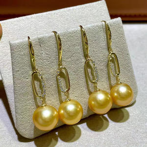 Accessoires en argent S925 pour la création de bijoux, plateau vide pour boucles d'oreilles avec perles rondes de 8 à 12 mm, crochet d'oreille tendance 21282 pour boucles d'oreilles élégantes - Product Image 3