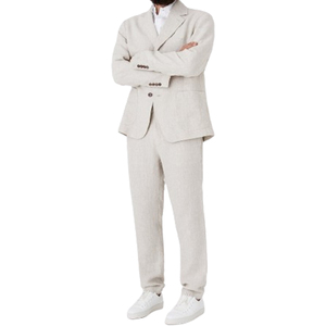 Classic Men's Linen Pants Durable <b>Summer</b> Bottoms Versatile Lightweight <b>Trousers</b> for Beach Office and Everyday Style - Product Image 6