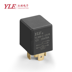 4/5-Pin ô tô <span class=keywords><strong>Relay</strong></span> linh kiện điện tử nhà sản xuất thiết bị màu đen Rơle ô tô - Product Image 3