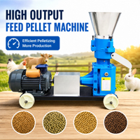 Machine de fabrication de granulés d'aliments pour animaux, usage domestique et agricole, vente en gros, pelletiseur d'aliments pour bétail