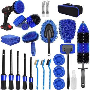 Les fabricants vendent directement des produits transfrontaliers en vogue Brosse pour instruments de musique Matériau PP Style Caddy 25 ensembles - Product Image 1