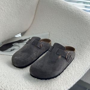 Birken London Pantoufles en cuir de vachette Sandales orthopédiques en liège pour femmes hommes Anti-glissant Caractéristique <span class=keywords><strong>Semelle</strong></span> intérieure en liège pour les saisons printemps et été - Product Image 4