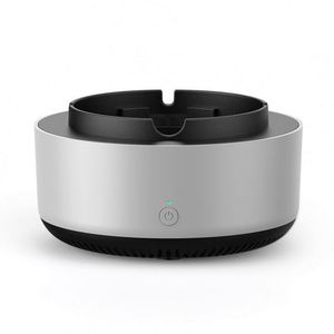 Cendrier intelligent portable en métal et ABS, style américain, purificateur d'air domestique, coupe-vent, élimination intelligente des odeurs - Vente en gros, Nouveauté - Product Image 1