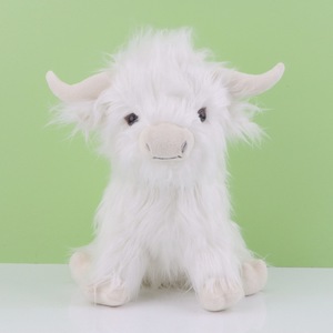 Nuovo Peluche di Mucca delle Highlands Scozzesi, Giocattolo Realistico e Morbido, Vendita Calda, Statuette di Cultura Pop, Action Figure, Bambole <span class=keywords><strong>Anime</strong></span> - Product Image 5