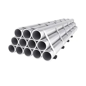 Tube rond en aluminium de haute qualité 3003 3600 5052 5083 5086 6061, Tube en aluminium de 1mm 2mm d'épaisseur