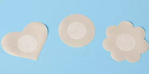 Adesivi senza soluzione di continuità pasticcini Custom invisibili copri nastro per capezzolo riutilizzabile autoadesivo monouso petto in tessuto Non tessuto Pasc - Product Image 5