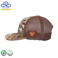 Gorra Trucker Personalizada al por Mayor con Logotipo, Estampado de Camuflaje, Parte Delantera de Espuma y Parte Trasera de Malla, para Uso Casual y Urbano Unisex