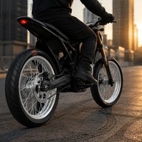 Sur-Ron Light Bee X LBX Segway X260, jeu de roues de 19 pouces, jantes renforcées en aluminium CNC noir, moyeu avant et arrière, moto électrique tout-terrain
