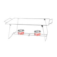 Support de chauffe-plat de fête en plein air, ensemble de Buffet jetable, Kit de support de chauffe-plat en fil pleine taille