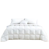 Couette d'été épaisse et douce en microfibre unie, style américain, taille King Size, pour chambre à coucher - Vente en gros pour hôtels
