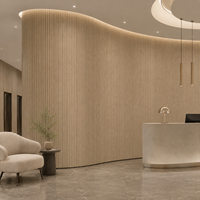 Panneau acoustique décoratif en MDF absorbant le son pour studio, bureau, hôtel et intérieurs commerciaux