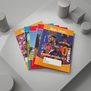 Cuaderno de Ejercicios Personalizado con Diseño de Estrella de Fútbol, Económico, para Promoción Escolar en Ghana, con Forro, Tamaño <span class=keywords><strong>C</strong></span> (18*24CM, 40 Hojas) - Product Image 5