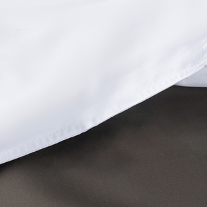 Ensemble de literie en satin rayé blanc de luxe pour hôtel 5 étoiles, doux et confortable, housse de couette 100% coton pour usage domestique - Product Image 6
