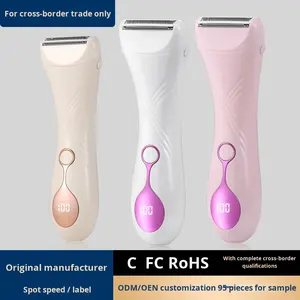 Tondeuse à poils corporels intelligente, électrique, lavable, rasoir électrique sans douleur pour femmes, appareil d'<span class=keywords><strong>épilation</strong></span> intime, tondeuse - Product Image 5