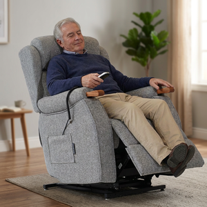 Fauteuil élévateur de luxe moderne pour personnes âgées avec 2 moteurs, fauteuil roulant électrique à gravité zéro et canapé inclinable pour salon - Product Image 1