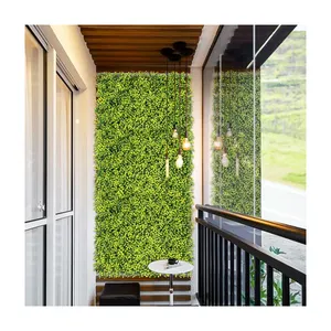 P111-1/4 도매 플라스틱 topiary 울타리 인공 패널 잔디 벽 식물 수직 정원 장식