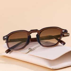 แว่นกันแดด TR โลหะสีดำสำหรับผู้ชาย ป้องกันรังสียูวี 400 เลนส์พีซี คลาส 2 ดีไซน์ทันสมัย - Product Image 4