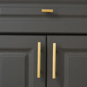 El işi dövülmüş katı pirinç Modern çekme kolu mobilya kapı donanım dekoratif dolapları mutfak Dresser kullanım kolu - Product Image 2