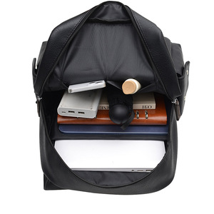 <span class=keywords><strong>Zaino</strong></span> per Laptop quadrato da viaggio d'affari da <span class=keywords><strong>uomo</strong></span> con cerniera impermeabile con cerniera di Design semplice alla moda - Product Image 4