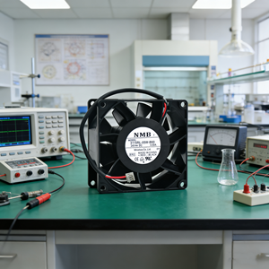 Ventilateur axial à double roulements à billes NMB 3115RL-05W-B60/-B69 8038 <span class=keywords><strong>24V</strong></span> 0.5A 8cm, neuf, original et authentique, pour le refroidissement des onduleurs - Product Image 6