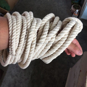 4mm 6mm 8mm <span class=keywords><strong>10mm</strong></span> 12mm 15mm 18mm 20mm venta al por mayor Cordón de macramé Natural <span class=keywords><strong>cuerda</strong></span> de algodón trenzado de 3 capas - Product Image 6
