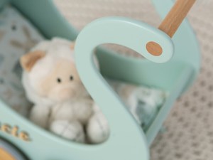 Waldorf <span class=keywords><strong>jouet</strong></span> organisateur de poitrine pour enfant en bas âge Imagination Montessori <span class=keywords><strong>fille</strong></span> poupée poussette menthe landau bébé pousser <span class=keywords><strong>jouet</strong></span> personnalisé premier - Product Image 4