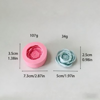 Lebensmittelechte 3D-Silikon-Blumenform für Kuchendekoration - Rose/Tulpe/Pfingstrose - Hitzebeständig, Ungiftig, Spülmaschinenfest - OEM-Fabrik