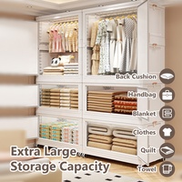 Armoire de rangement pour vêtements d'enfants DAYOOH, amovible, écologique, durable, armoire à linge portable, pliable, en plastique