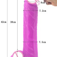 Grand et Épais Godemiché Artificiel Doux, Plug Anal – Produits Sexuels pour Adultes pour la Masturbation, Énorme Plaisir pour Femmes