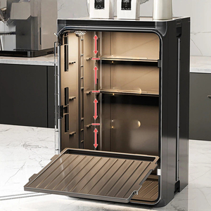 Opvouwbaar bureau bekeropbergrek stofdicht organizer grote capaciteit transparant keuken koffiemokhouder - Product Image 4