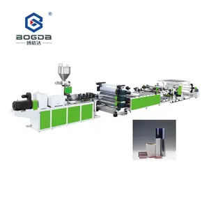Blister Pharma ambalaj için BOGDA otomatik PVC levha ekstrüzyon makinesi