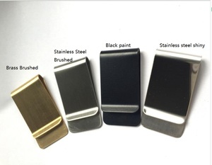 Portefeuille pour homme tendance en stock, haute qualité, fibre de carbone, voyage, profil bas, pince à billets, blanc, or rose, argent - Product Image 6