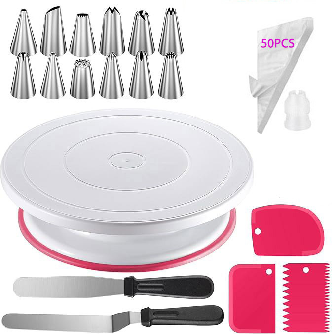 Pink 69-Pc Piping Nozzle Set(Color Box)