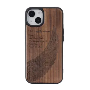 Environmental Protection Walnut Mobile Phone Case For Iphone 13 Pro Max 15