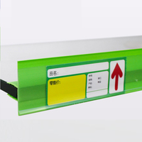 Porte-affiche clair promotionnel prix billet étiquette porte-étiquette étagère Talker bande de données transparente